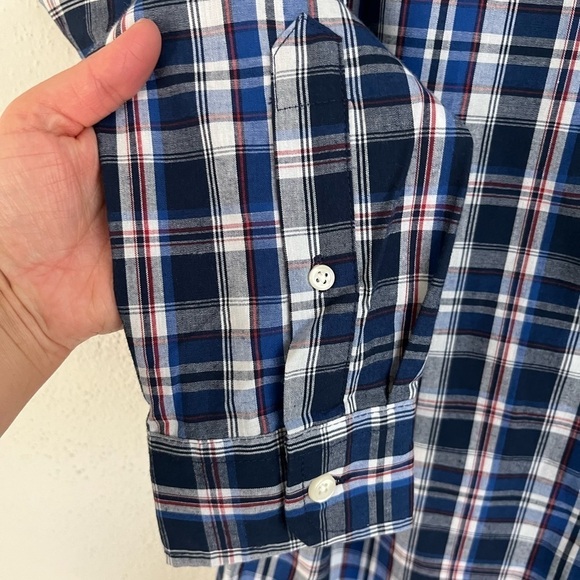 Chaps Easy Care Flannel Man Button Down Shirt, Size Small - Picture 7 of 7